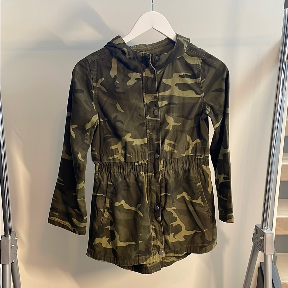 Camouflage Hooded Jacket